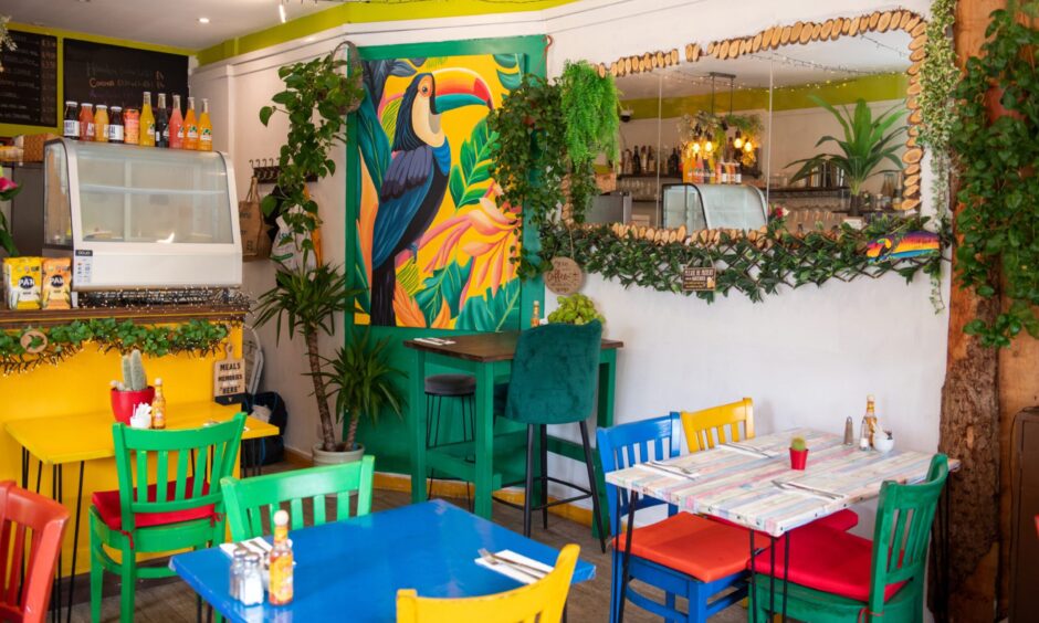 Inside Tucan Aberdeen restaurant.