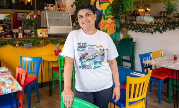 Marcia is happy to back at her Rosemount restaurant. Image: Kami Thomson/DC Thomson