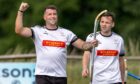 Lovat's Marc MacLachlan celebrates his goal against Beauly. Image: Neil Paterson.
