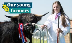 Young Farmer Chloe McEwan.