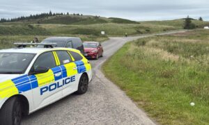 Police at the Quarry in Oban