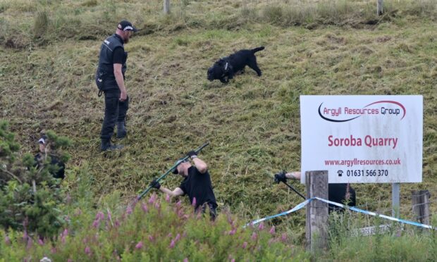Oban murder search