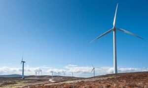 Meikle Carewe Wind Farm.