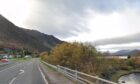 The two-vehicle crash happened on the A82 near Glencoe. Image: Google.