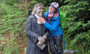 Gayle meets the Wee Minister on a walk up towards the Grey Corrres in Lochaber.