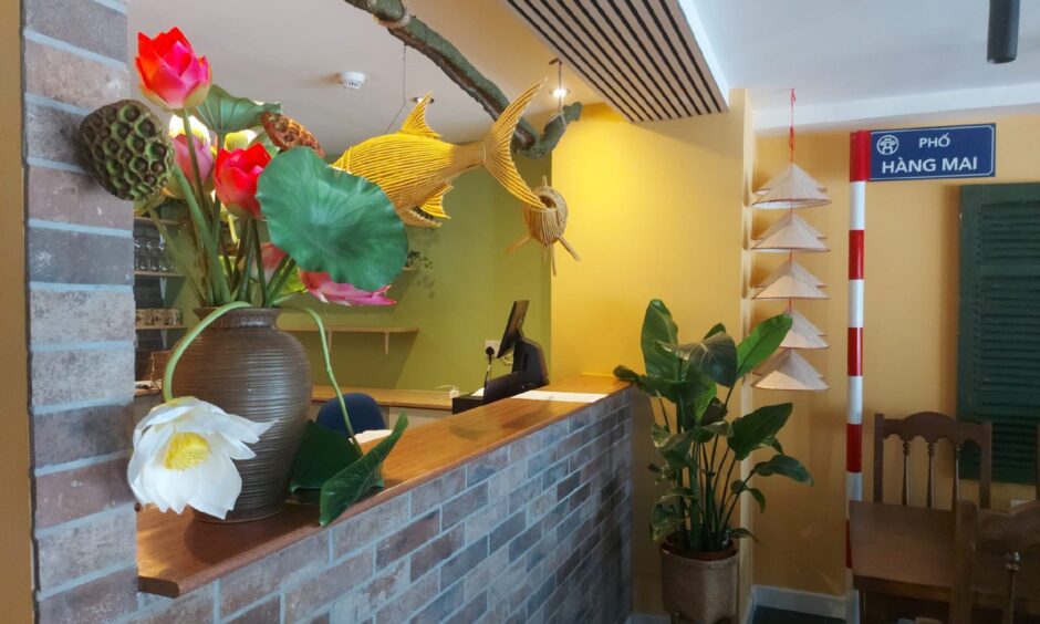 The interior of Mai's Vietnamese Kitchen.