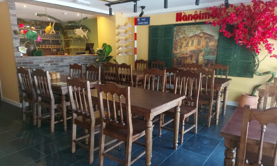 The interior of Mai's Vietnamese Kitchen.