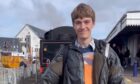 Avid trainspotter Francis Bourgeois at Kyle of Lochalsh, the terminus of the line his great-great uncle Torquil saved. Image: Francis Bourgeois/Instagram