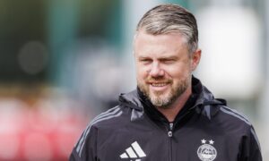 Joe Harper: Aberdeen boss Jimmy Thelin has been backed to the hilt by the board