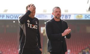 Boss Jimmy Thelin delivers transfer deadline day signing update as Aberdeen lose 1-0 to Falkirk