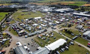 Black Isle showground from above
