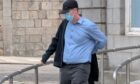 Andrew Dow outside the High Court in Aberdeen where he was sentenced to eight years 11 months in jail for rape.