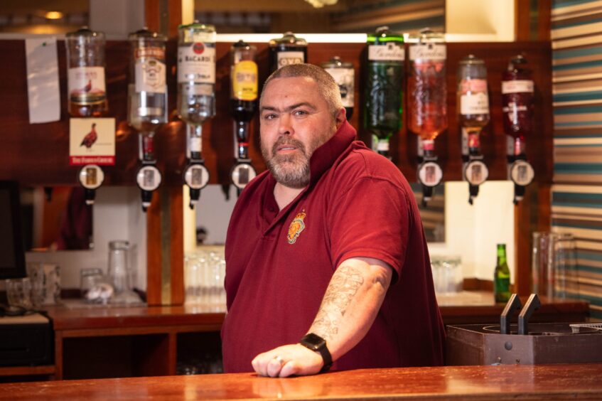 Oldmachar Legion bar manager George Stewart.