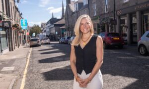 For Kate Kenyon, Aberdeen's Thistle Street is the perfect place for Scotland's first sober bar. Image: Darrell Benns/DC Thomson