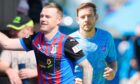 Who will come out on top? Caley Thistle's Billy Mckay or Peterhead's Peter Pawlett? Image: SNS Group.