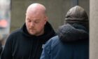 Daniel Anderson arrives at Aberdeen Sheriff Court.