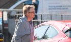 Philip McLean arrives at Peterhead Sheriff Court. Image: DC Thomson