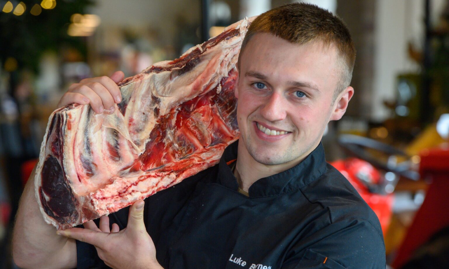 Meet Luke, 26, who ‘fell in love’ with butchery at Marshall’s Farm Shop