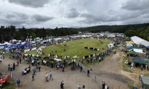 The showfield at Grantown.