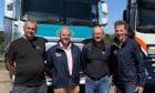 GIF Transport director Brian Pirie, Williams Shipping logistic general manager David Nightingale, GIF Transport director Kevin Lawrie and Williams Shipping logistics managing director Jonathan Williams. Image: Williams Shipping