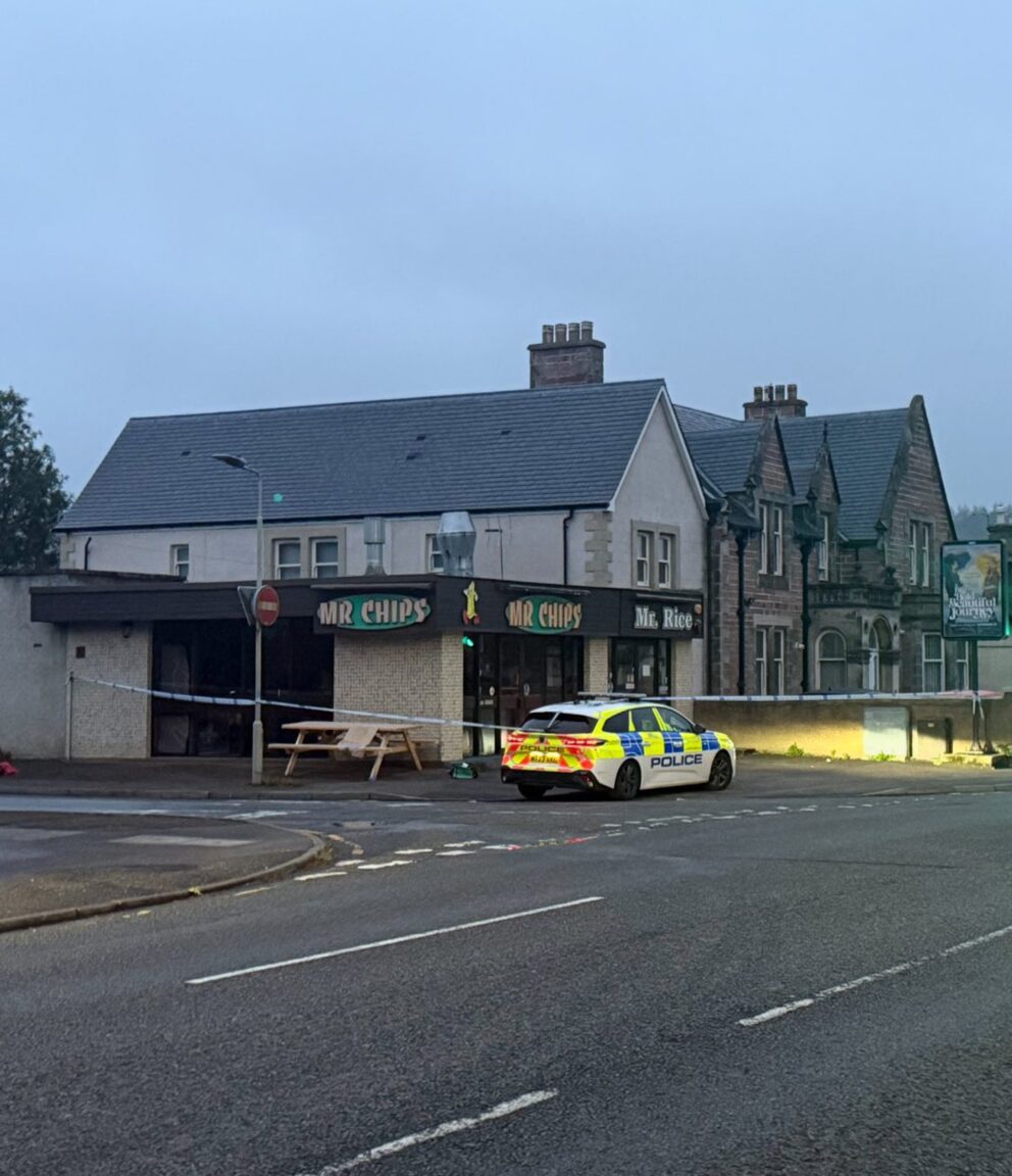 Inverness Riot Police Man in 'critical condition' after assault on Telford Street, Inverness