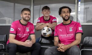 Caley Thistle in the pink again as striking new away kit is launched