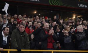 Gallery: Aberdeen fans cheer on the Dons against Shakhtar Donetsk in Conference League opener