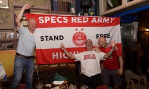 GALLERY: Aberdeen fans descend on Athens on eve of AEK Athens showdown