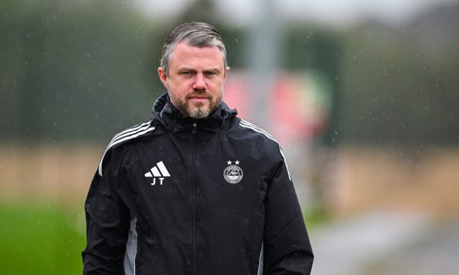 Aberdeen boss Jimmy Thelin 