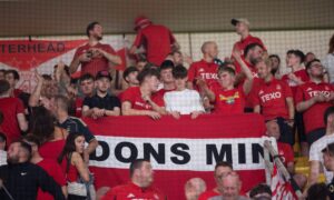 WATCH: Dons fans face riot police at Conference League fixture in Athens