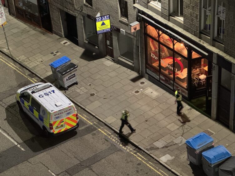 Police called to Aberdeen city centre takeaway after alleged attack