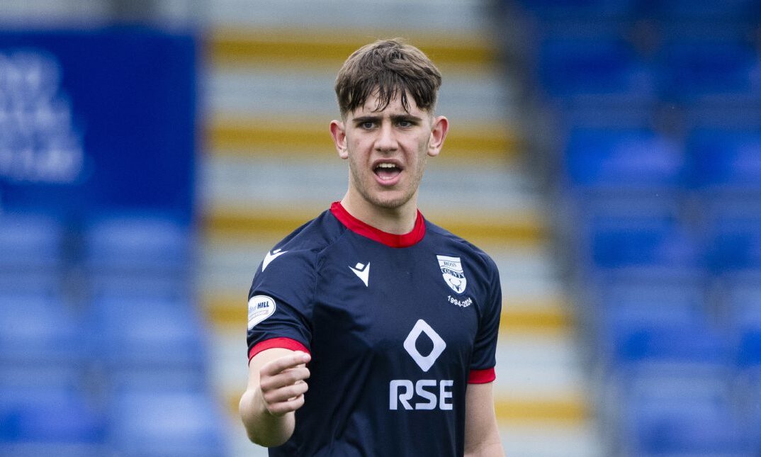 Ross County’s Dylan Smith says learning from defenders like Declan Gallagher can help raise his standards