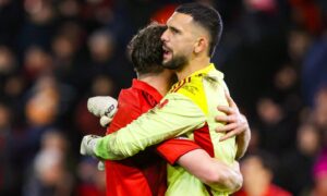 Ref Watch: Airborne Aberdeen goalkeeper Dimitar Mitov didn’t deserve penalty punishment for accidental Hearts forward collision