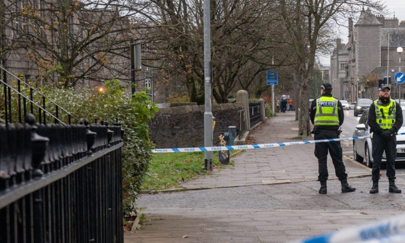 Police attend Skene Street in Aberdeen after man found injured