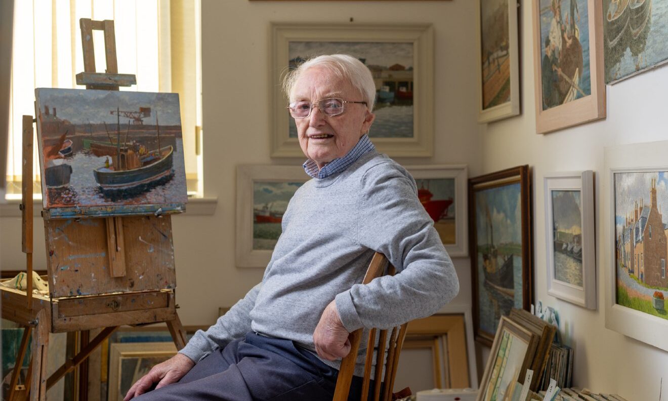 Peterhead artist George Strachan remembered for a lifetime of creativity and kindness