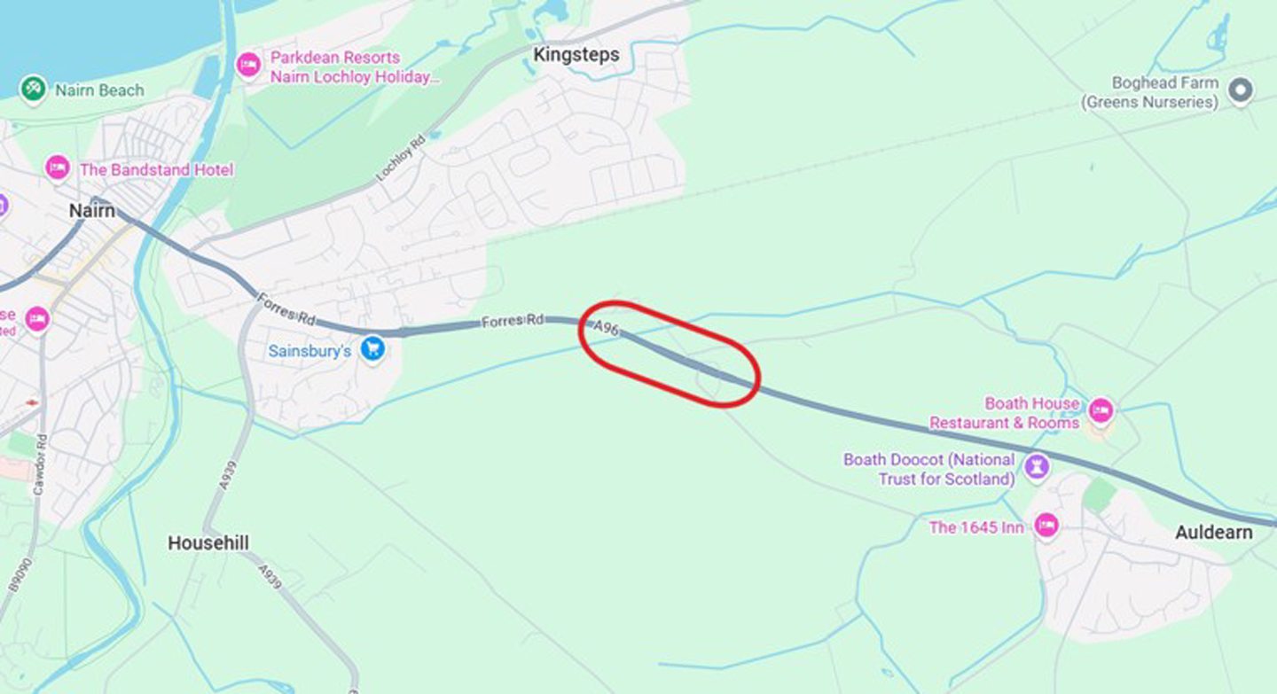 14 nights of disruption as roadworks to begin on the A96 near Nairn