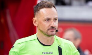 Referee for Aberdeen’s Conference League tie was once forced to deny claims he was drunk