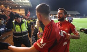 Aberdeen midfielder Adil Aouchiche lifts lid on steward incident after 3-1 win at Dundee