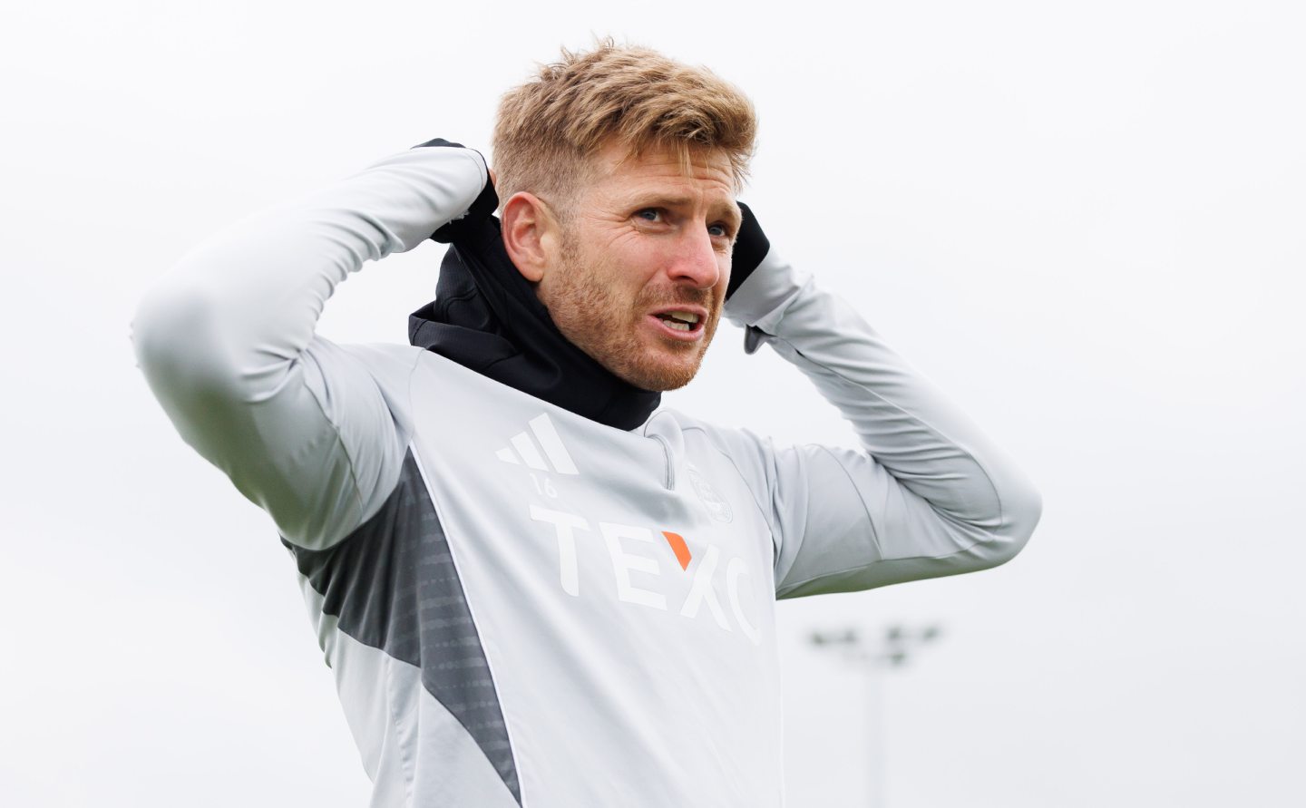 Aberdeen midfielder Stuart Armstrong at Cormack Park.