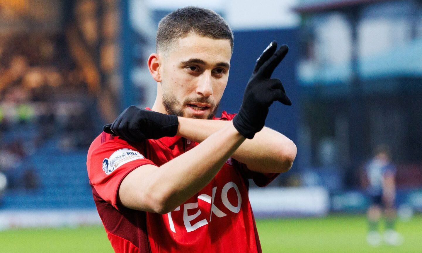 Former Aberdeen midfielder Adil Aouchiche’s debt to former Dons boss Jimmy Thelin