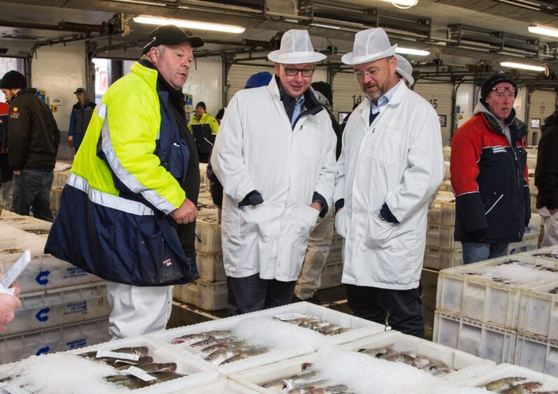 Lord Gove of Torry at Peterhead Fish Market in May 2017. Image: Jamie Ross/DC Thomson