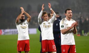 Nicky Devlin admits Aberdeen didn’t give fans enough to ‘shout about’ in Europe, but Dons still confident they can maintain Premiership surge at Celtic