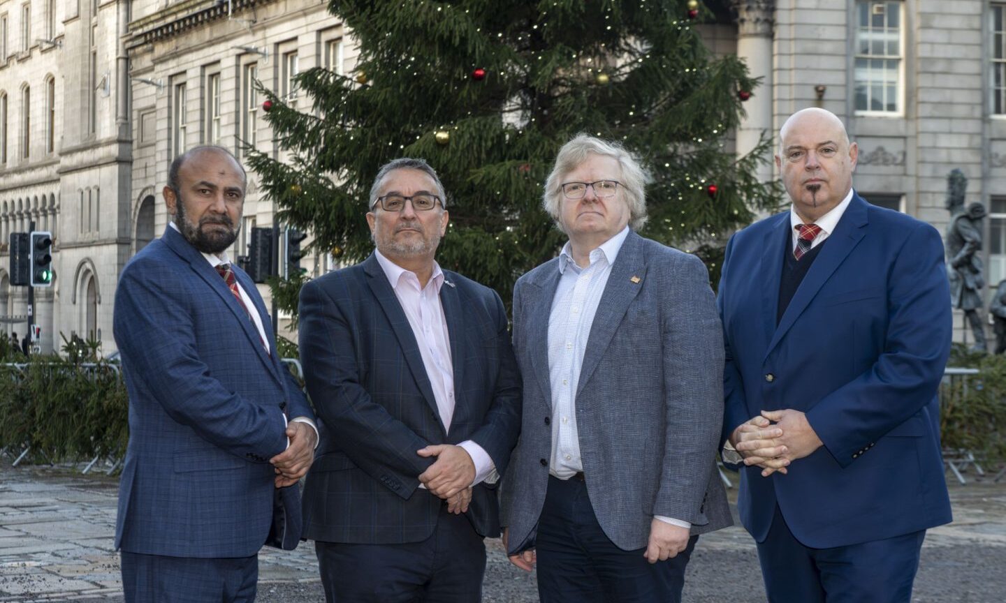 Aberdeen political chiefs condemn ‘flag threats’ to staff putting up Christmas lights