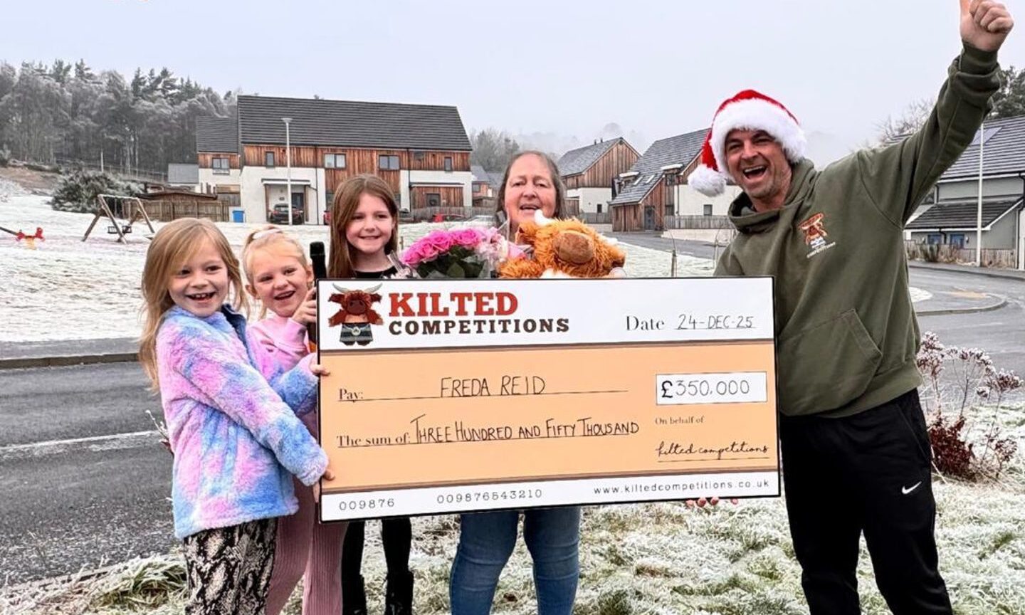 Grantown granny Freda Reid wins £350,000