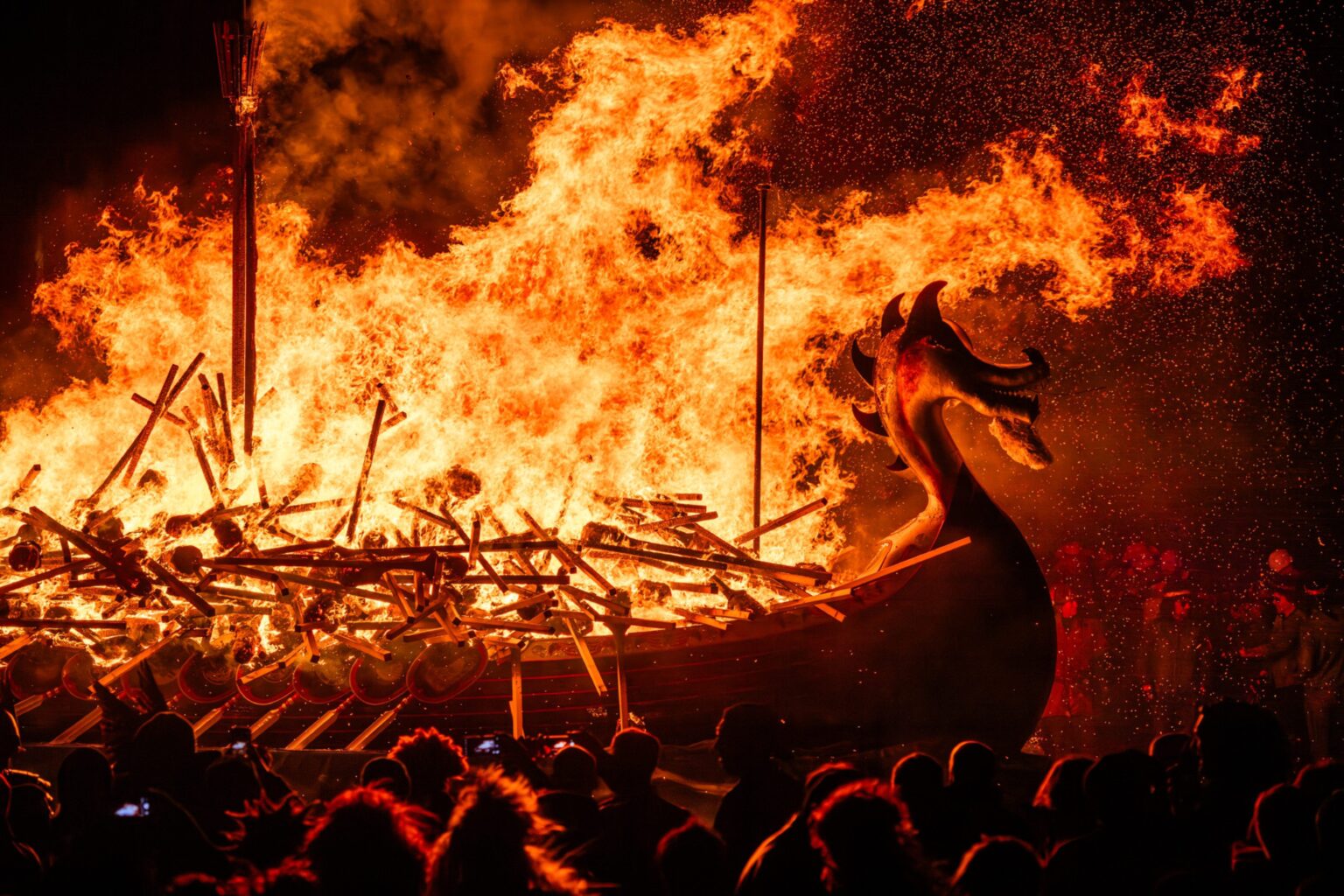 Up Helly Aa 2026: Stunning photos capture burning of the Viking longship