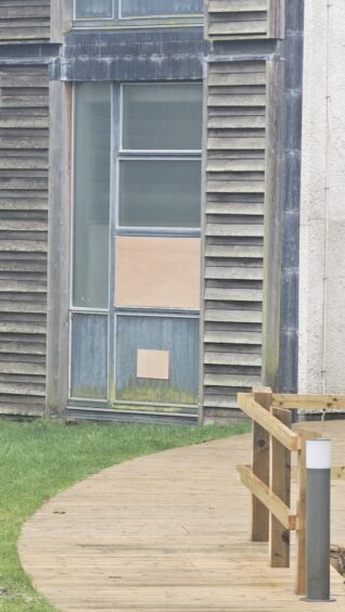 Windows smashed at Great Glen House over 'cruel' bird hunt