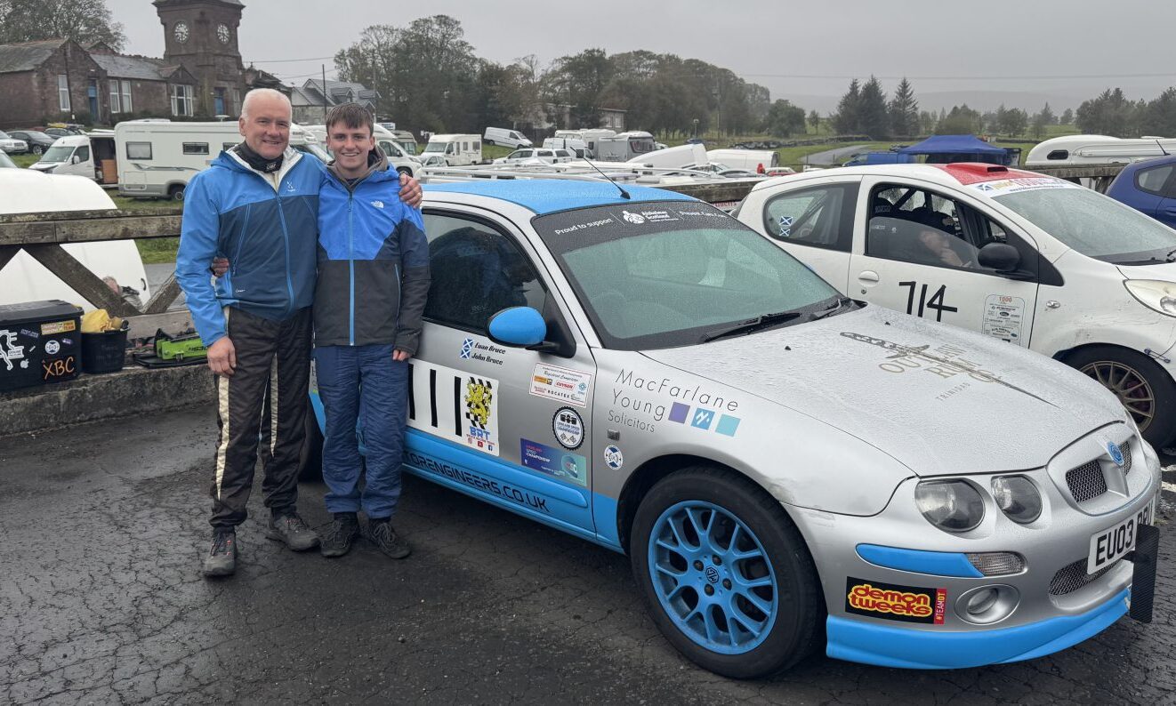 Why teen racer Euan is following in his dad’s tyre tracks (and maybe even overtaking him)