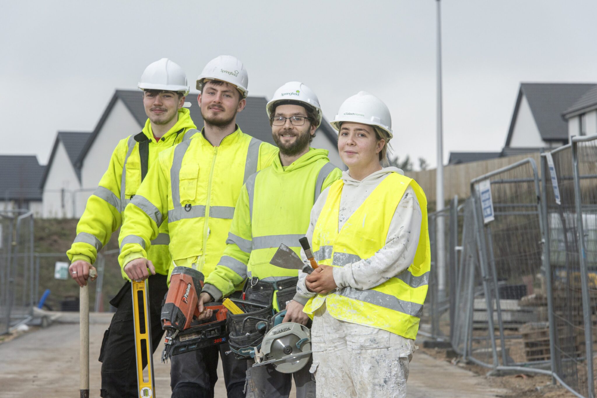 Springfield apprentices: Site life as a woman and new skills for life