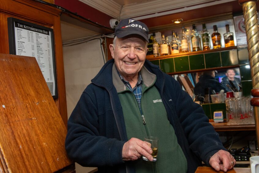 Bob Black standing up.