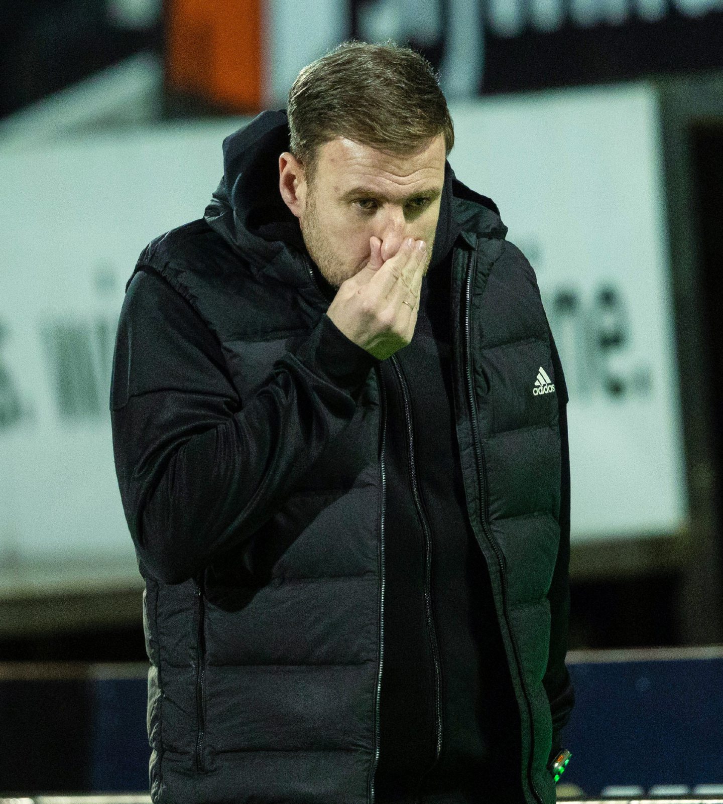 Aberdeen interim Manager Peter Leven during a Scottish Cup quarter-final loss at Dunfermline Athletic. 